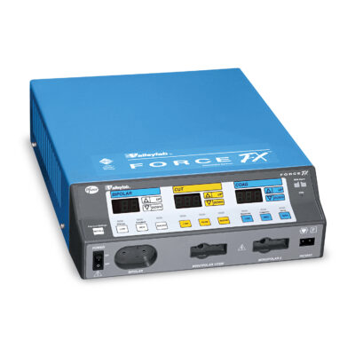 A Valleylab Force Machine on a Blue Background
